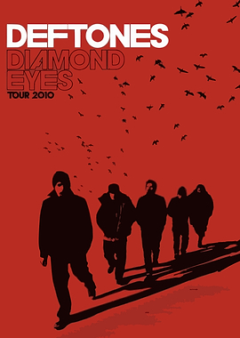 Deftones Diamond Eyes Tour 2010 Poster