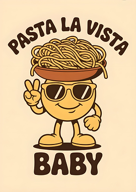 Pasta La Vista Baby Cartoon