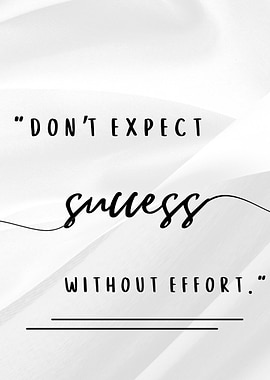 Inspirational Quote: Effort and Success