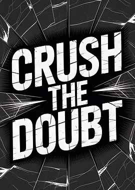 Crush the Doubt: Motivational Poster