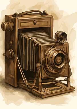 Vintage Camera Illustration