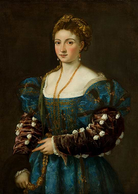 Portrait of a Woman in Blue