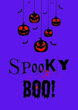 Spooky Boo! Halloween Decoration
