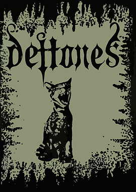 Deftones Cat Art
