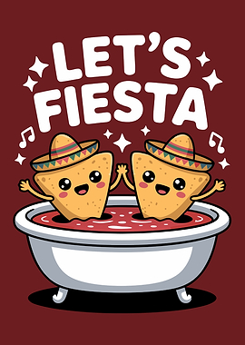 Let's Fiesta: Nachos in Salsa Tub