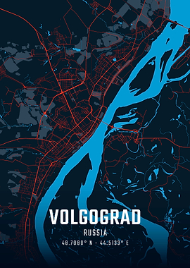 Volgograd City Map