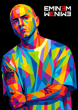 Eminem wpap pop art