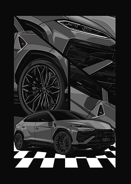 Lamborghini Urus Illustration