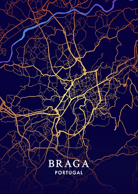 Braga City Map