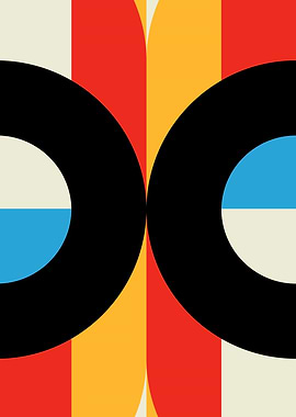 Abstract Geometric Composition with Circles