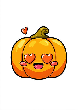 Cute Kawaii Pumpkin