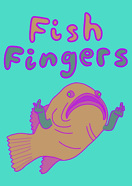 Fish Fingers Illustration