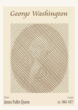 George Washington Abstract Portrait Art