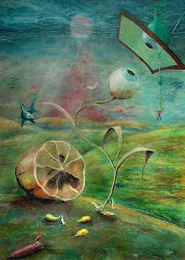 Surreal Underwater Landscape which Looks Back at You