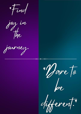 Inspirational Quotes on Gradient Background