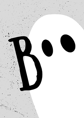 Boo Ghost Illustration
