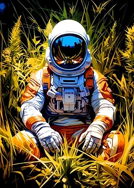 Astronaut in Field