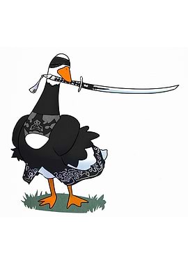Duck Ninja with Katana