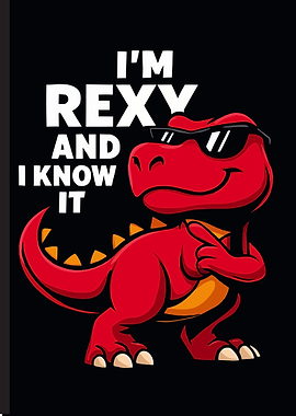 Rexy the Dinosaur with Sunglasses
