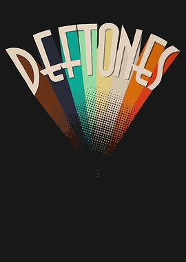 Deftones Band Logo Retro Design