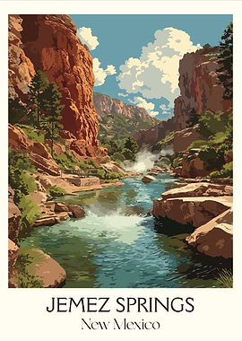 Jemez Springs New Mexico Landscape Art