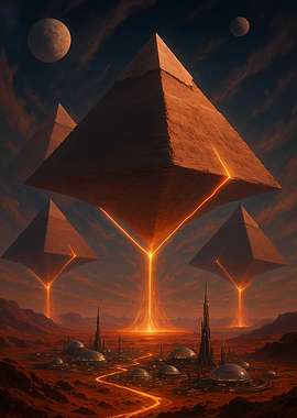 Pyramids Of Mars: Futuristic Egyptian Legacy
