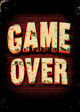 Game Over Retro Style