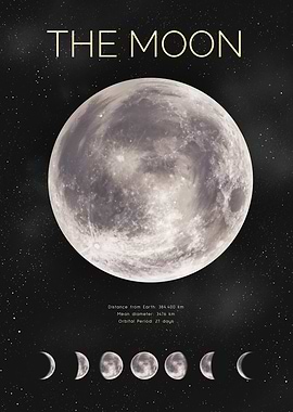 The Moon Phases Poster
