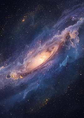 Spectacular Galaxy in Deep Space