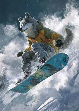 Wolf Snowboarding Adventure