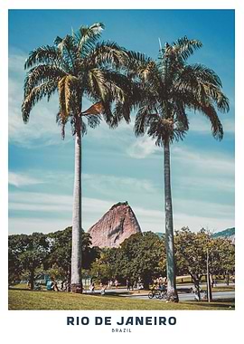 Rio de Janeiro, Sugarloaf Mountain Landscape