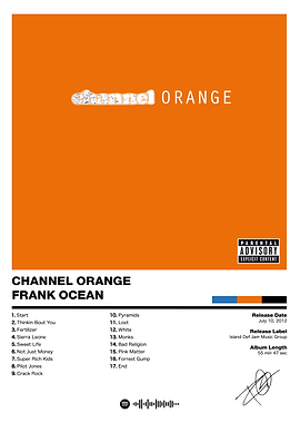 Frank Ocean - channel ORANGE