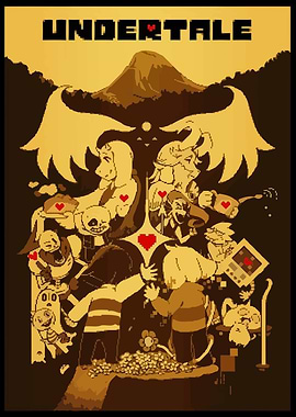 Undertale characters poster