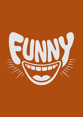 Funny Typography with Smiling Mouth