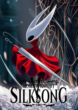 Hollow Knight: Silksong Game Cover Art