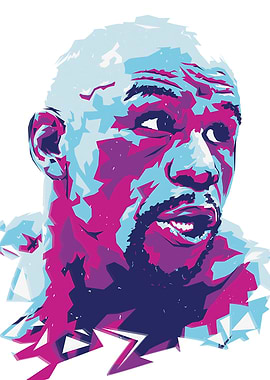 Floyd Mayweather Pop Art Portrait