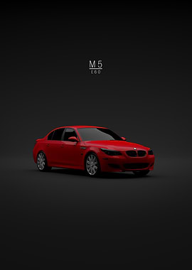 2009 BMW M5 E60 - Red