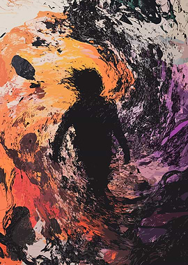 Abstract Silhouette Art