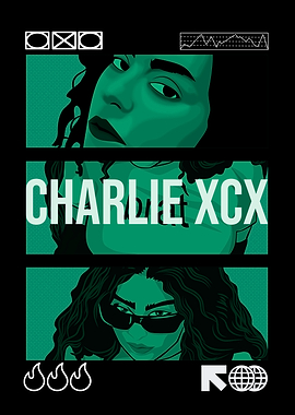 Charlie XCX Graphic Art