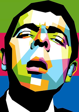 Colorful Pop Art Portrait