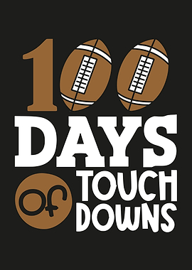 100 Days of Touchdowns Graphic