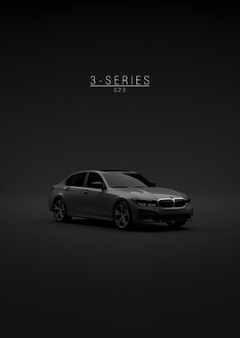 BMW 3-series 2019 Front Grey