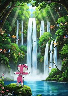 Hello Kitty Waterfall Adventure
