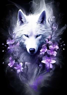 Wolf Purple Flowers