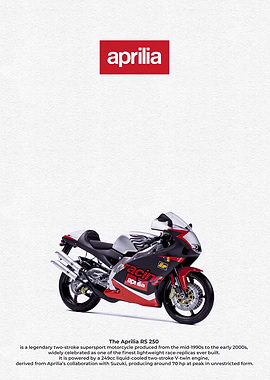 Aprilia RS 250 Motorcycle Advertisement