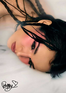 Poppy in Bath Digital Art