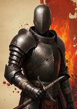 Armored Knight with Sword