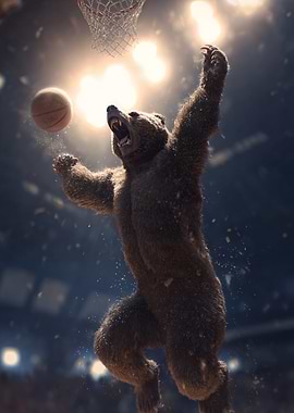 Bear Slam Dunk Basketball