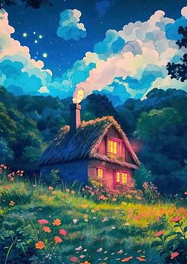 Cozy Cottage Floral Meadow