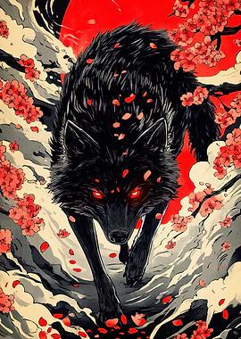 Wolf Eyes Cherry Blossoms